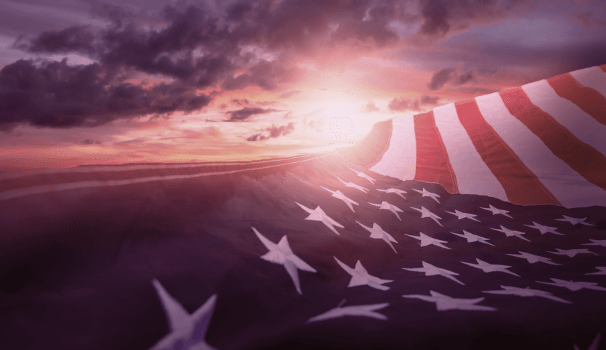 United States of America Flag Celebration
